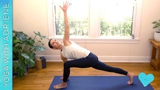 Side Body Flow  Yoga With Adriene [upl. by Heidy]