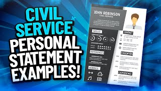 CIVIL SERVICE Personal Statement EXAMPLES Civil Service SUCCESS Profiles amp BEHAVIOURS [upl. by Bough]