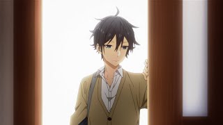 Miyamura cuts his hair  short hair Miyamura has arrived  Horimiya Episode 6 [upl. by Sitruc]