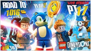 Lego Dimensions Road to 1016 Gold Bricks LIVE STREAM Pt 17  HTG [upl. by Hare712]