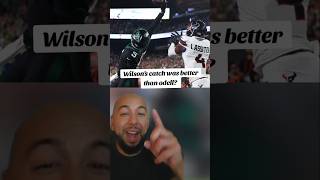 Garrett Wilsons catch better than Odell Beckham Jr [upl. by Naened]