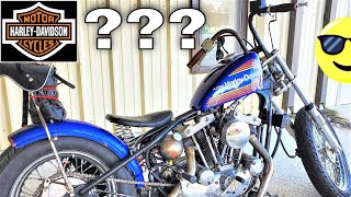 WILL IT MAKE IT 1976 HARLEY Davidson IRONHEAD Sportster CHOPPER BOBBER AMF 1000cc [upl. by Enirrok720]