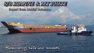 MT PHITE and SB RIANNE depart from Mabini batangas smooth and safe [upl. by Etennaej]