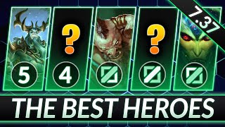 NEW CARRY TIER LIST Patch 737B  Best Position 1 Heroes RANKED  Dota Meta 2 Guide [upl. by Saravat712]