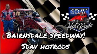 SDAV HOTRODS  BAIRNSDALE SPEEDWAY [upl. by Kolodgie]