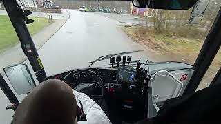 Ryd To Tingsryd  Bus Driving POV [upl. by Davida]