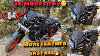 MT15 Moxi Flasher install process🔥 16 modes of indigater🤔mt15 flasher [upl. by Sharp851]