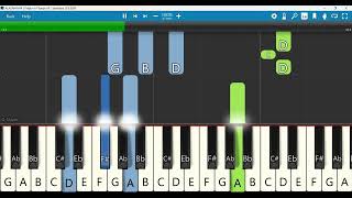 ALAGANAVAR Keyboard Notes G Major 44 Tempo 68  அழகானவர்  Benny Joshua amp Ekklesia [upl. by Aciamaj726]