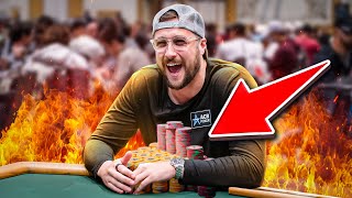 WILL THIS HEATER EVER END 800 WSOP Day 2 [upl. by Janeen]