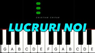 Lucruri noi Betania Dublin  PIANO TUTORIAL  Acordeon  Cristian Chifan [upl. by Lynett]