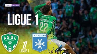 St Etienne vs Auxerre  Ligue 1 HIGHLIGHTS  100524  beIN SPORTS USA [upl. by Pournaras605]