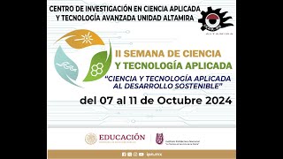 II SEMANA DE LA CIENCIA Y TECNOLOGÍA APLICADA  Ponente Dr Udayabhaskar Rednam [upl. by Adyaj370]