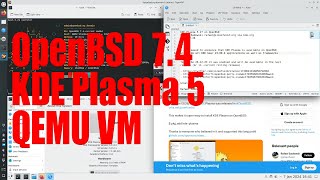 Install OpenBSD 74 and KDE Plasma 5 in QEMU VM tutorial  January 2024  4be4ff08 [upl. by Eynenihc]