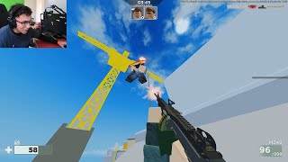 Playing roblox arsenal one year later [upl. by Aerdnaz]