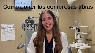 Como poner las compresas tibias para tratamiento de ojos resecos blefaritis y chalazios [upl. by Ernaldus307]