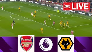 LIVE Arsenal vs Wolves Premier League 2425 Full Match  Video Game Simulation [upl. by Triny]