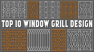 Top 10 Window Grill Designs latest Window Grill Design New iron grill design [upl. by Packston]