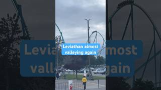 Leviathan Almost VALLEYING at Canadas wonderland trending rollercoaster cedarpoint shorts viral [upl. by Ilbert824]