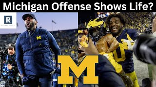 Michigan Football vs Michigan State Reaction  Evaluating Davis Warren  Offense Showing Life [upl. by Goldwin]