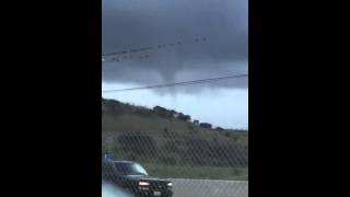 Funnel cloud forms in Prunedale near Highway 101 [upl. by Enilehcim]