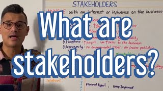 What are Stakeholders [upl. by Silvano612]