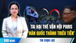 Lễ khai mạc gây tranh cãi Ủy ban Olympic xin lỗi vì gọi nhầm Hàn Quốc là Triều Tiên [upl. by Beniamino]