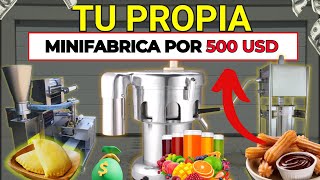 ✅💰Ideas de Negocio Rentables 2024  5 Maquinas para INICIAR tu MINI FABRICA con menos de 500 Dólares [upl. by Eetnahs826]