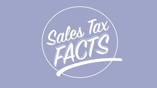 Sales Tax Facts Pt 1 [upl. by Buyers]