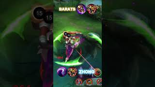 Zhong vs Barats Counter items mlbb [upl. by Clementi]