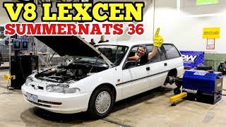 Carnage  Our V8 Lexcen Sleeper Wagon Goes To Summernats [upl. by Bluma218]