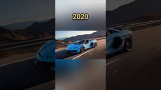 lamborghini car evolution 1960 to 2024shortstrendingviralvideoytshorts [upl. by Mera]