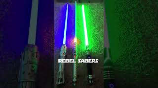 Galaxys Edge vs Rebel Sabers vs Nsabers Which is better shorts shortsvideo lightsaber [upl. by Dearborn319]