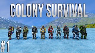 Space Engineers  Colony Survival  Ep 1  CHAOS [upl. by Eeliak454]