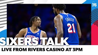 Joel Embiid Sixers dominates the Pistons for sixth straight win [upl. by Nakah]