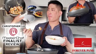 Master Chef Chris Lu Presents Forever Pans  Emeril Lagasse Cookware [upl. by Amrac]