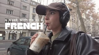 UNI VLOG a week with me as a french student [upl. by Andriana9]