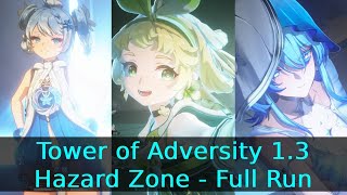 Tower of Adversity 13 Hazard Zone  Full Run 3  Wuthering Waves [upl. by Reeba]