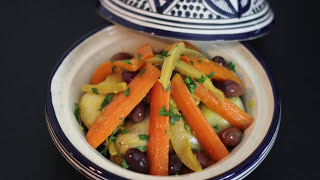 Hähnchen Tajine mit Karotten und Salzzitrone [upl. by Haraf]