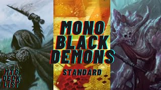 Abyssal Harvester Is So Powerful Foundations Standard Mono Black Demons MTG Arena [upl. by Bela724]