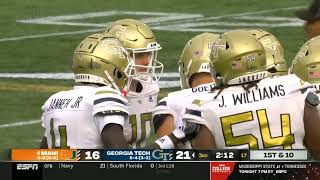 MIAMI vs GEORGIA TECH Highlights Full Football College Game [upl. by Glyn]