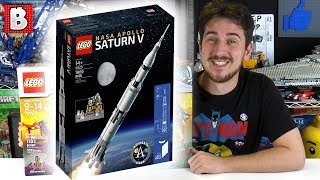 LEGO NASA Apollo Saturn V Ideas 21309  LIVE BUILD  BrickVault LIVE [upl. by Grimonia]