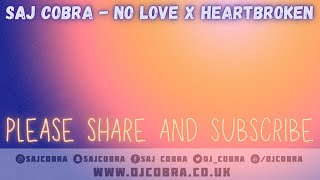 NO LOVE  HEARTBROKEN  SAJ COBRA  SHUBH  T2  JODIE AYSHA  THE LATEST PUNJABI REMIX 2022 [upl. by Akisej501]