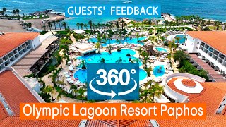 Olympic Lagoon Resort Paphos VR 360° Degree Drone Review Cyprus [upl. by Ycal837]