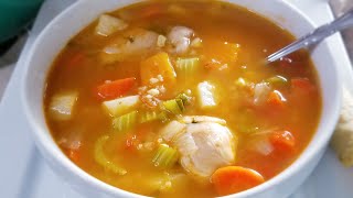 How to make CALDO DE POLLO CON ARROZ  MEXICAN STYLE CHICKEN SOUP WITH RICE ❤ [upl. by Diahann]