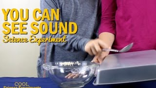 How to See Sound Science Experiment [upl. by Einnaej]