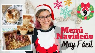 MENÚ NAVIDEÑO FÁCIL Recetas para Hacer en NAVIDAD [upl. by Aihsotan]