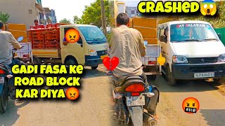 Sunday Vlog Pe Crashed Hoo Gya  Ya Log Gadi Fasa Ka Road Block Kar Diya😡amirmajid draggerz900 [upl. by Aniluap]