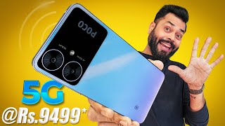 POCO M6 5G Unboxing and First Impressions ⚡ Dimensity 6100 90Hz 23Y Updates Rs9499 [upl. by Cowan]