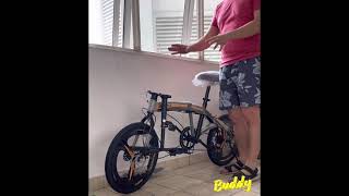 SSPU folding bike handlebar locking procedure [upl. by Ahsaet554]