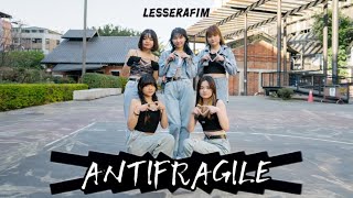 KPOP IN PUBLIC LE SSERAFIM 르세라핌 ANTIFRAGILE Dance Cover From Taiwan [upl. by Joiner]